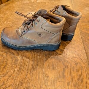 Ariat Women's Brown Leather Work Boots